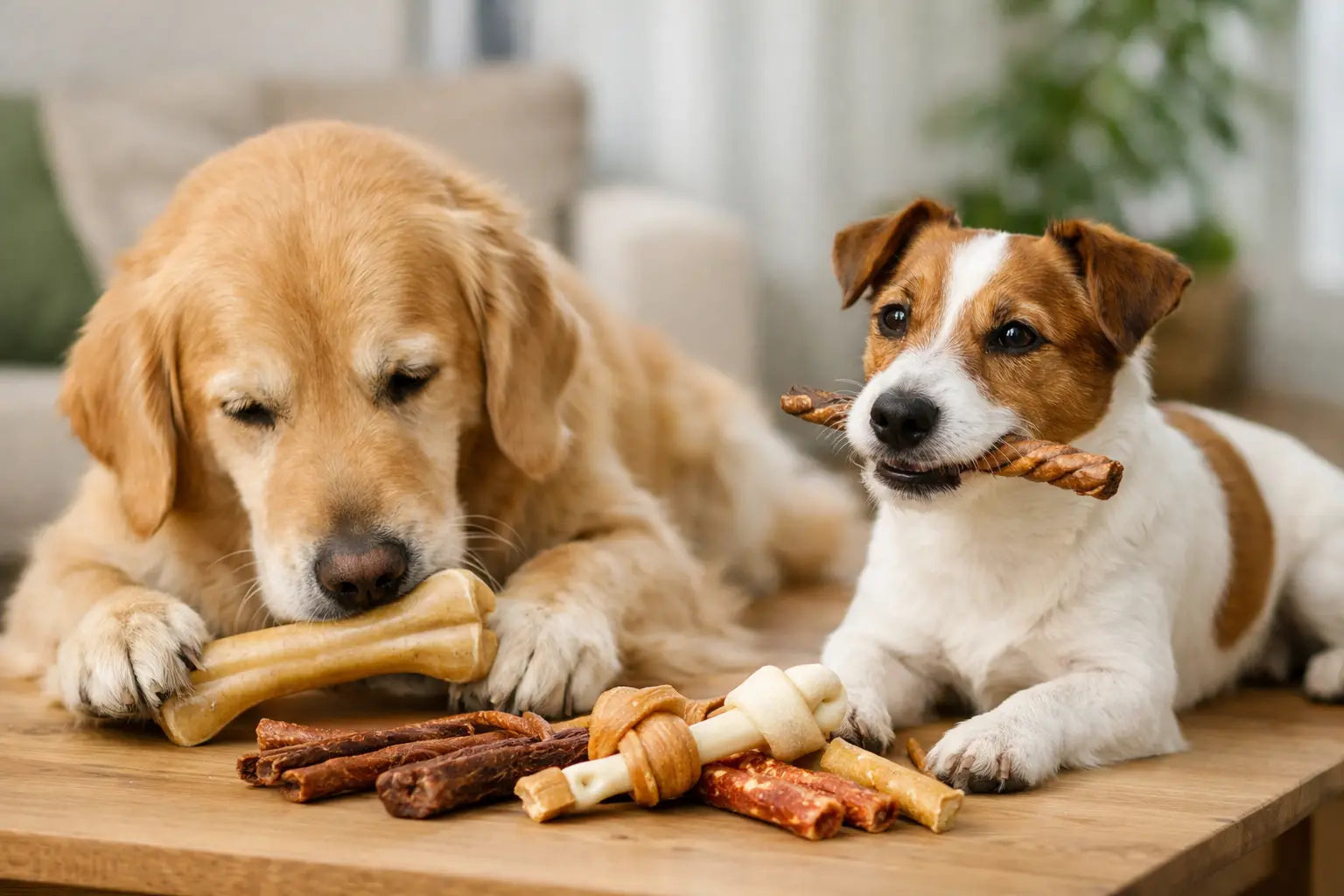 Sådan vælger du tyggeben, der passer til hunden