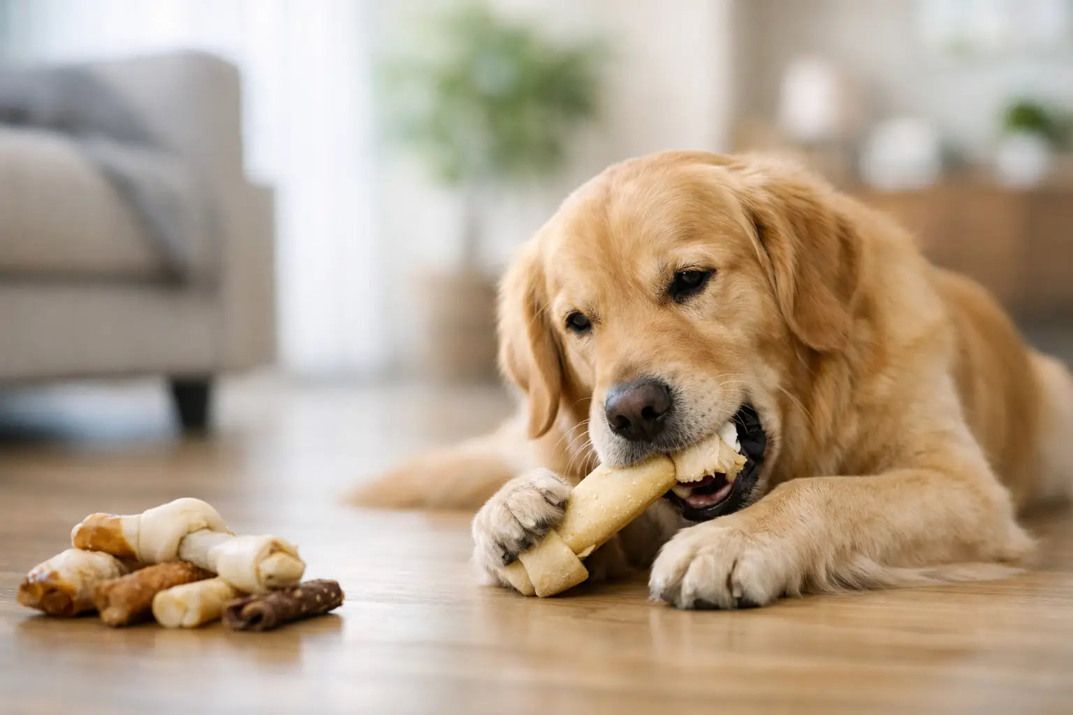 Hvornår skal hund have tyggeben?