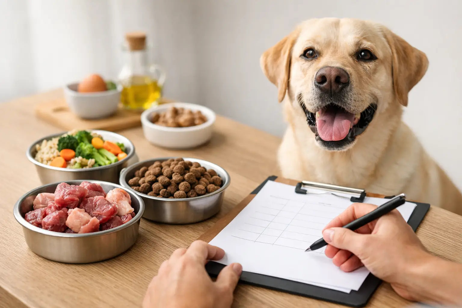Eksempel på foderplan til hund i praksis