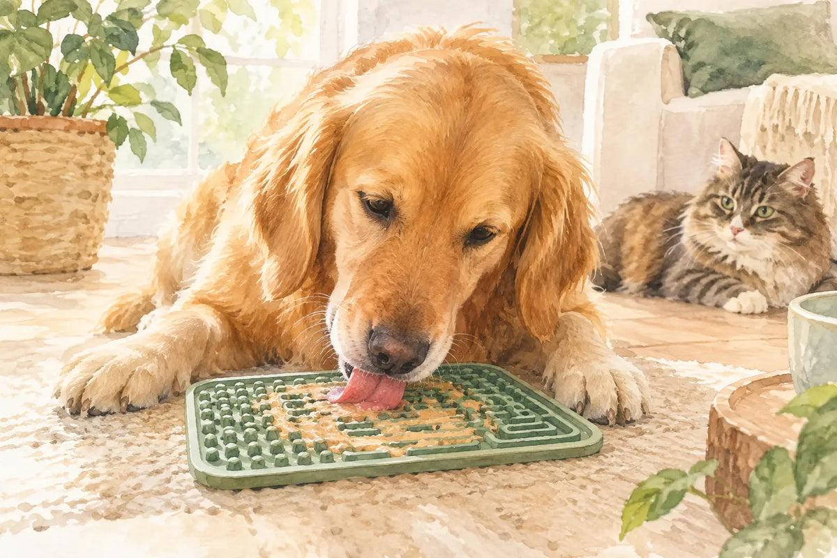Slikkemåtte til hund anmeldelse og valg