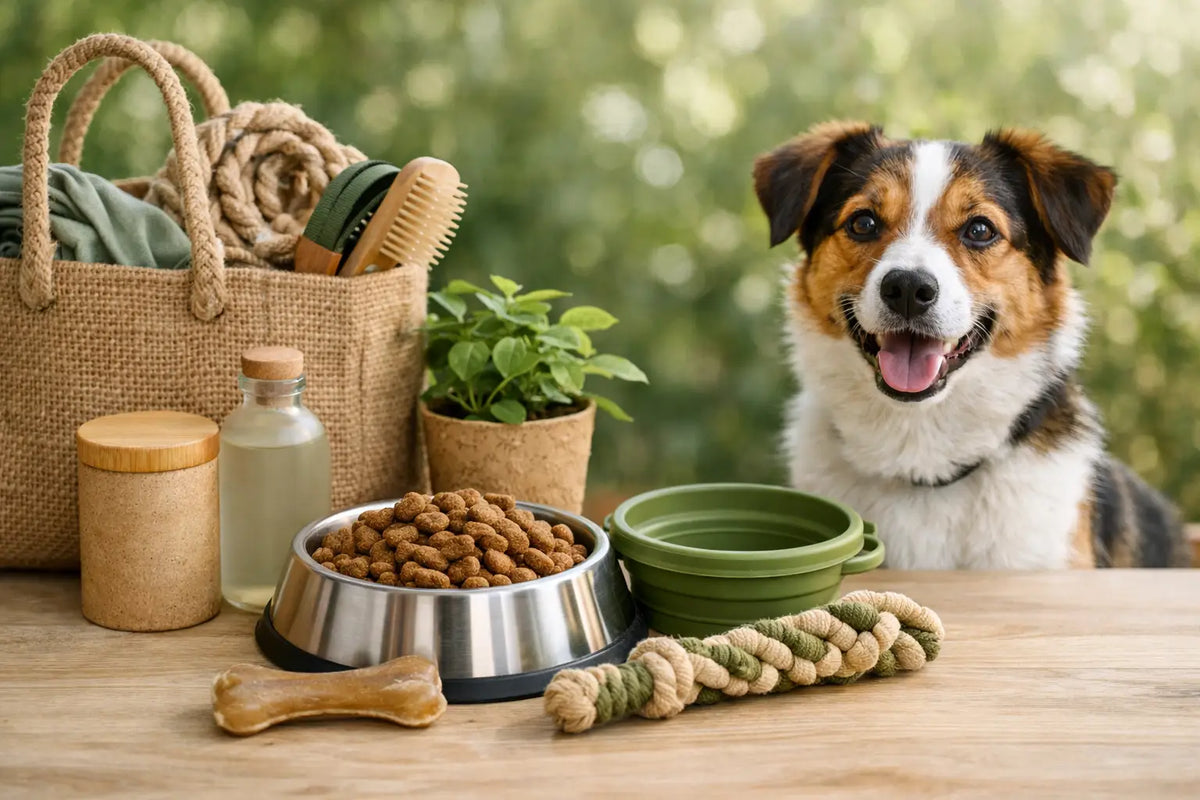 Sådan vælger du bæredygtige hundeartikler