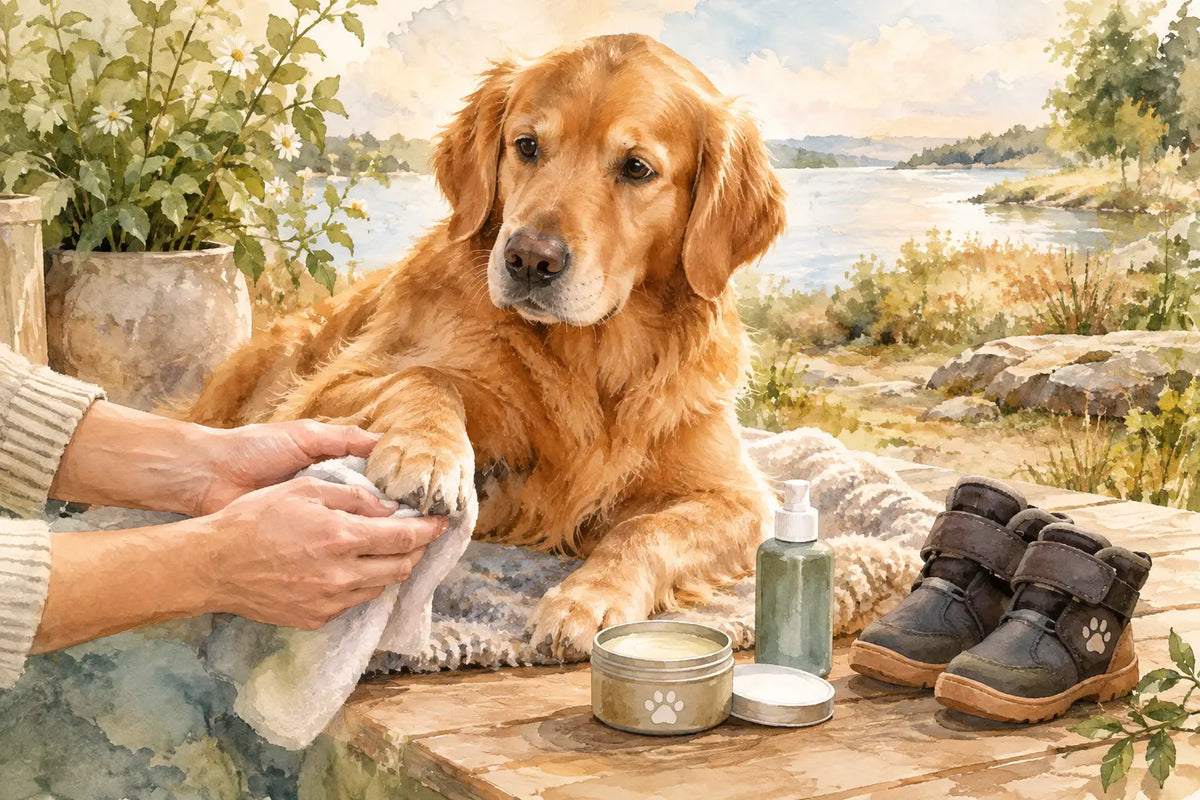 Potepleje til hund: Beskyt poterne året rundt