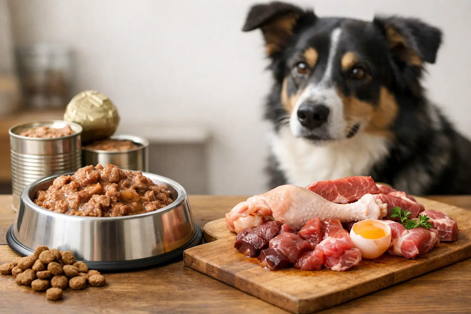 Vådfoder eller råfoder til hund?