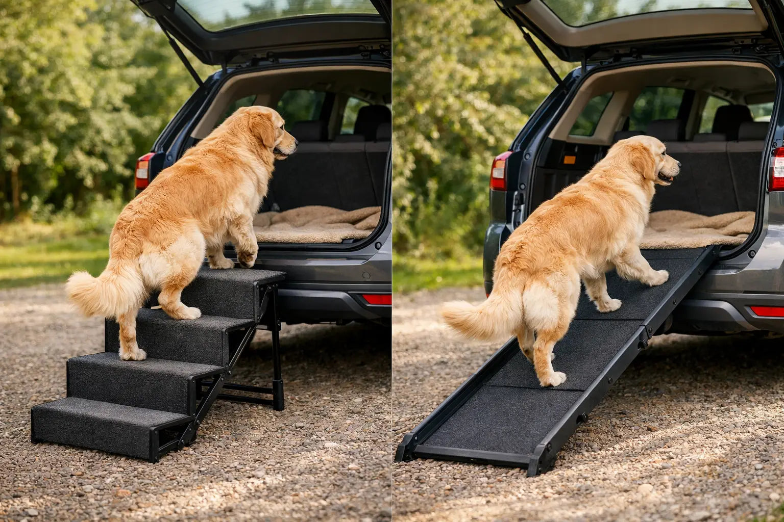 Hundetrappe eller rampe til bil?