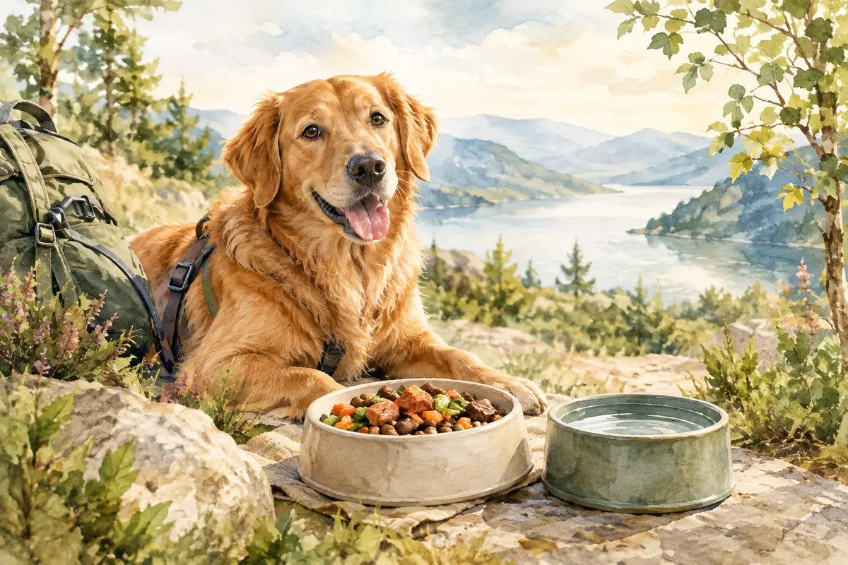 Fodringsplan for aktiv hund med omtanke
