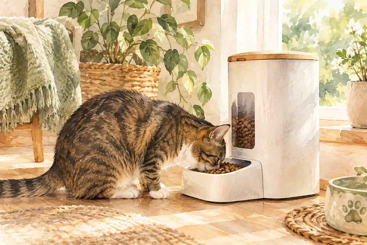 Foderautomat til kat: Sådan vælger du rigtigt