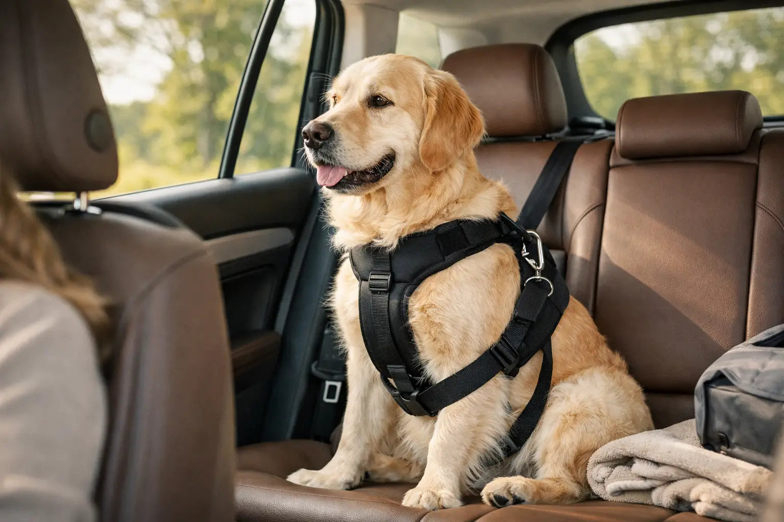 Anmeldelse af hundeseler til bil