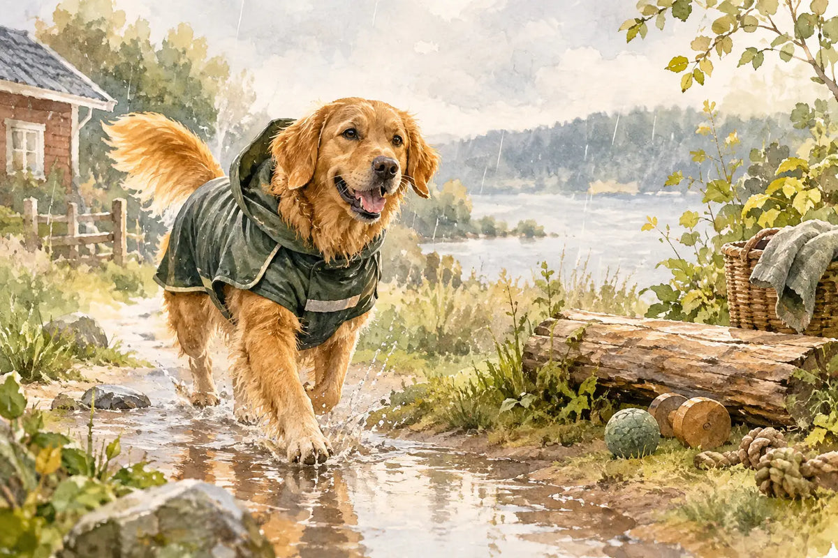 Aktivering i regnvejr med 8 idéer til hunden