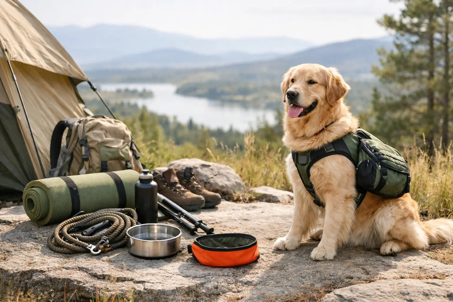 Guide til hundeudstyr på vandretur