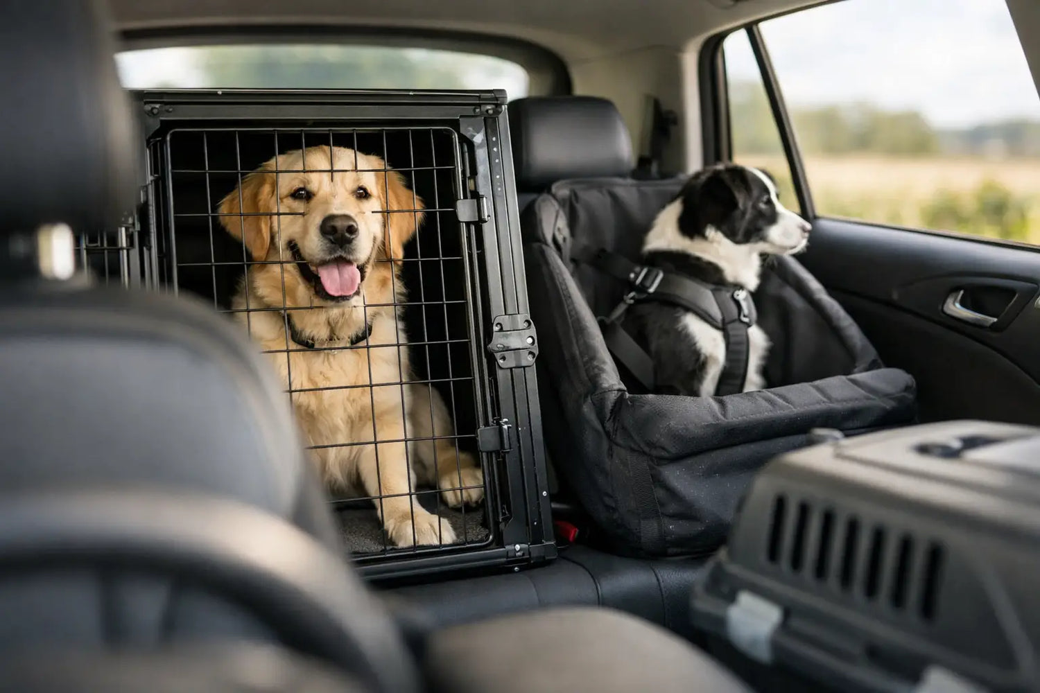 Guide til sikker hundetransport i bilen