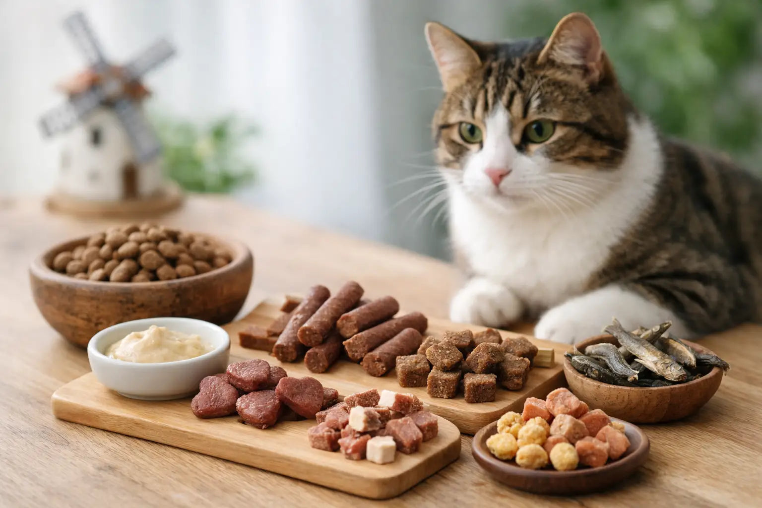 Bedste europæiske snacks til katte