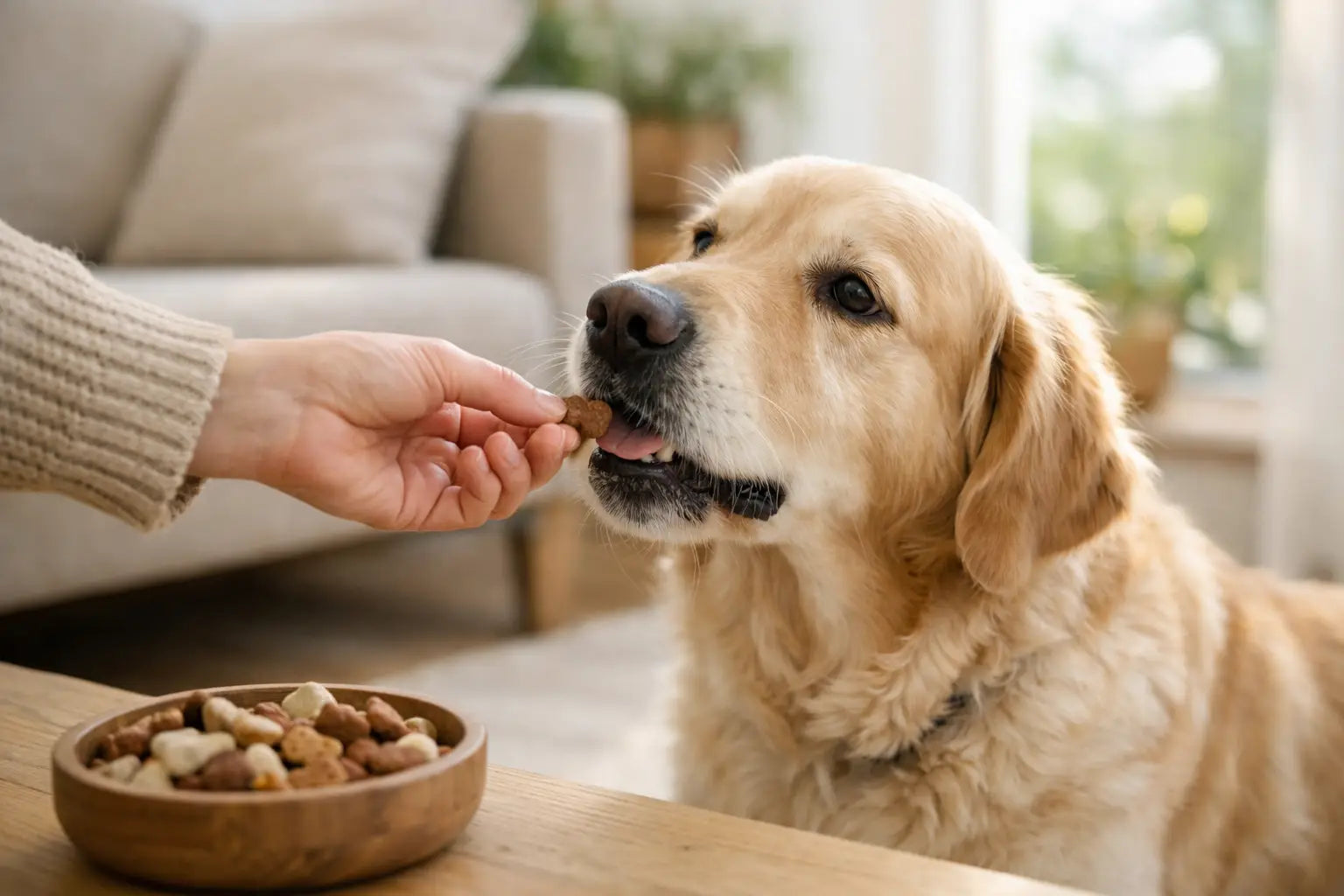 Hvor ofte skal en hund have godbidder?