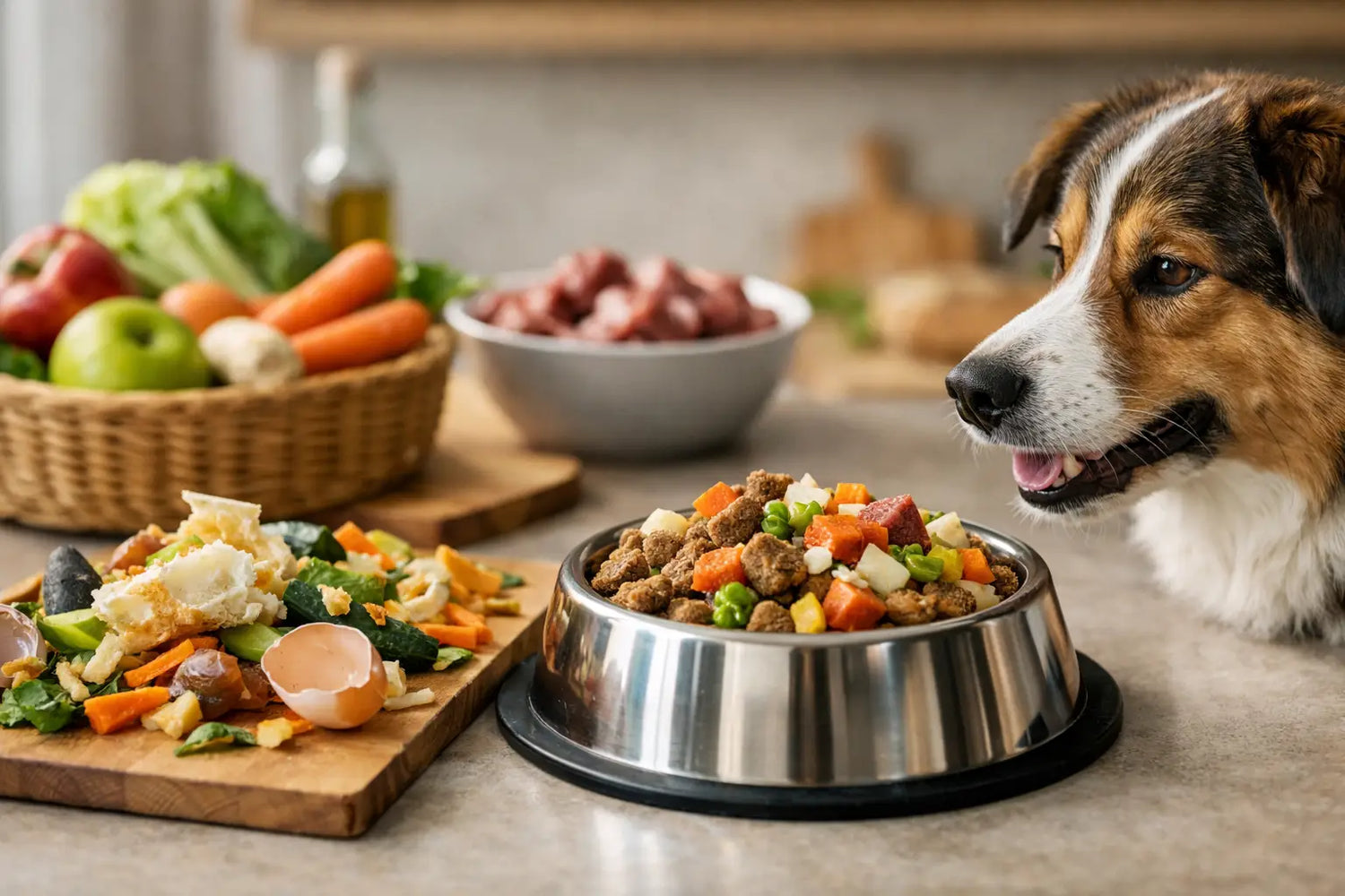 Hvordan reducerer man madspild med hundefoder?