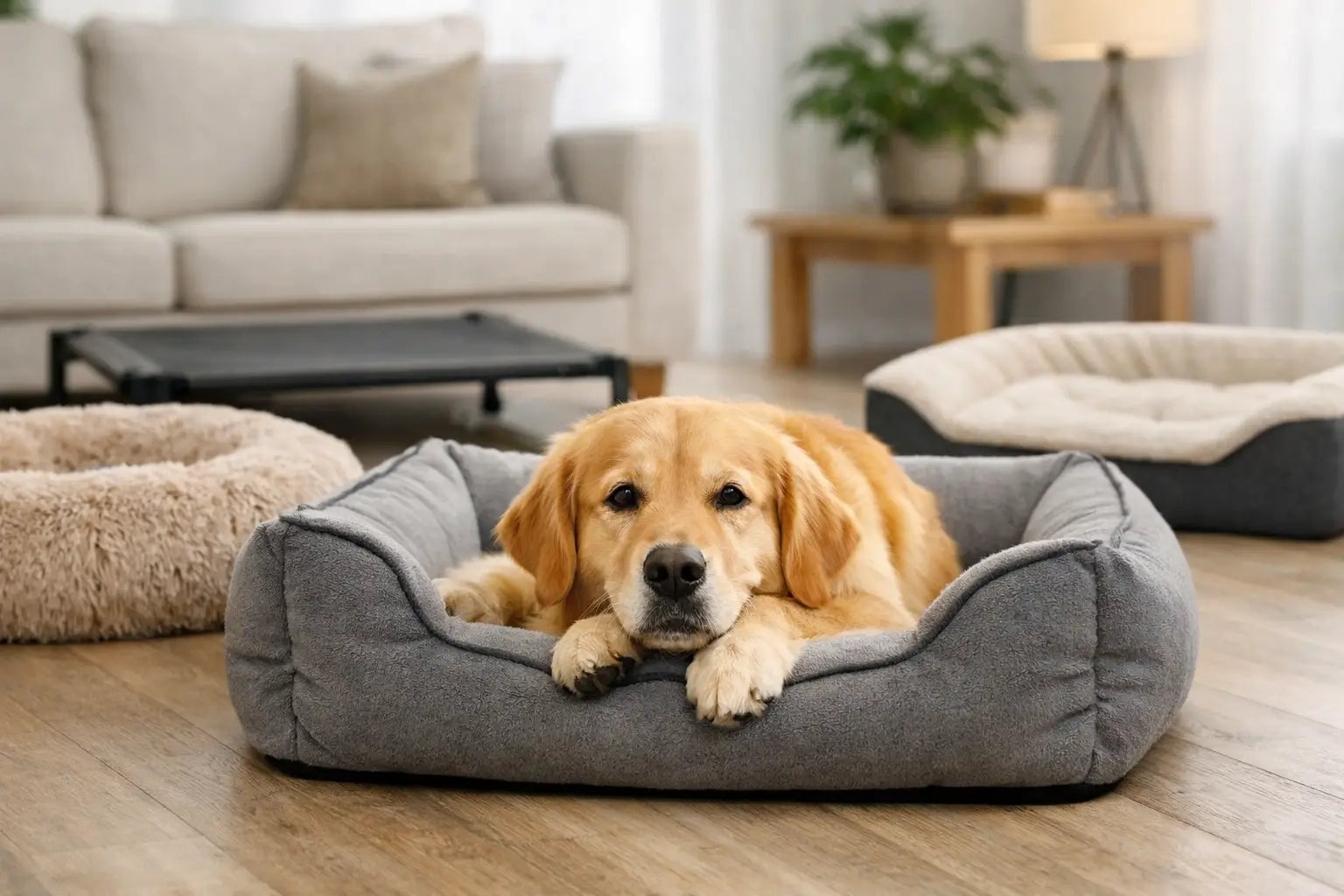 Sådan vælger du hundeseng korrekt