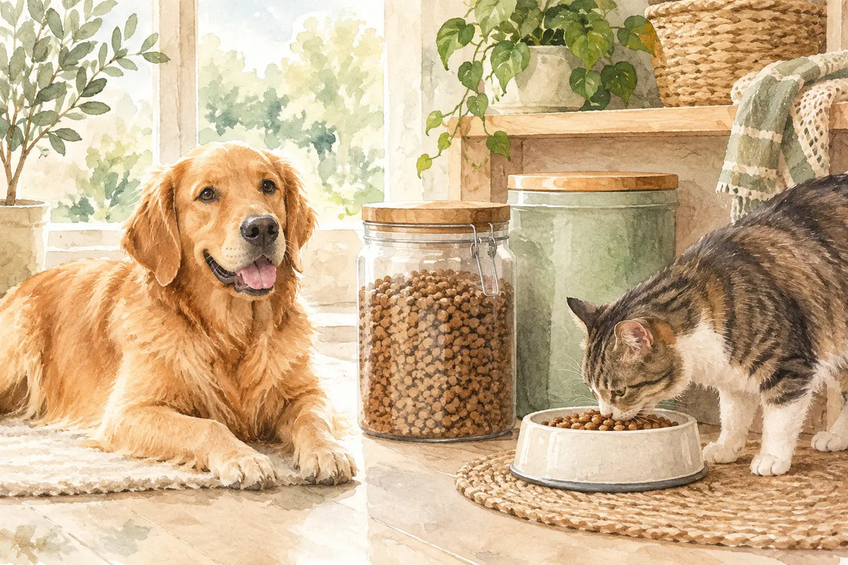 Sådan opbevarer du hundefoder korrekt hjemme