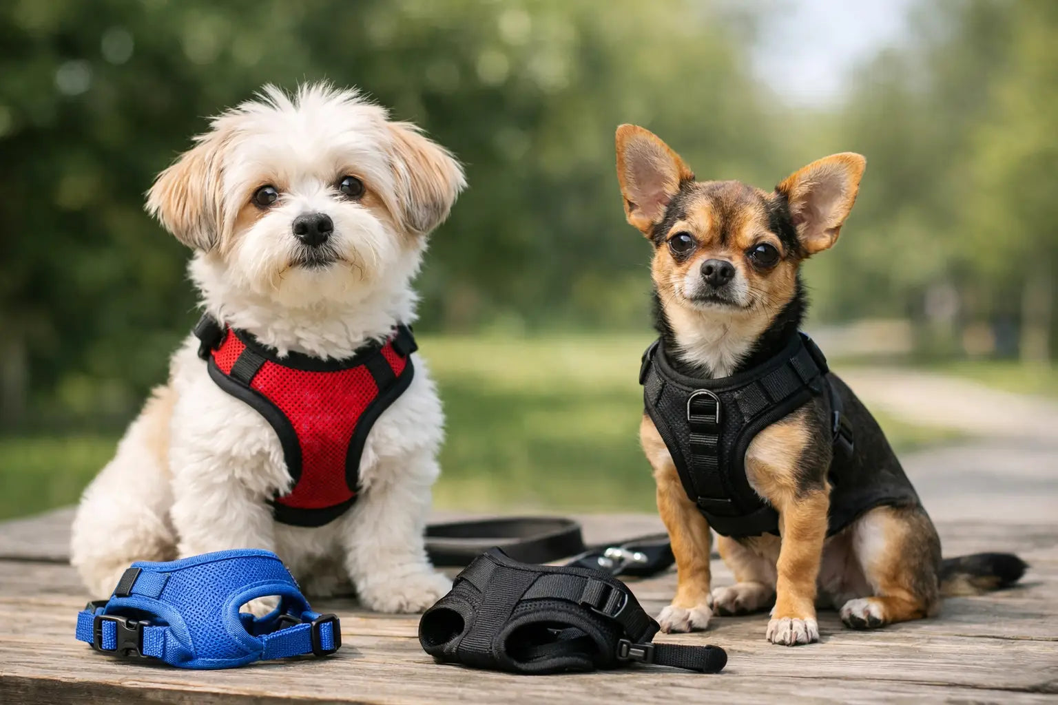 Hvilken sele passer små hunde bedst?