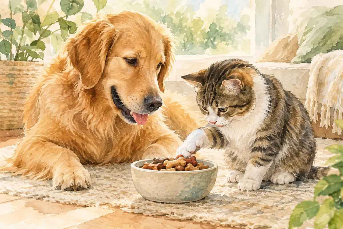 Må katte få hundegodbidder? Det skal du vide
