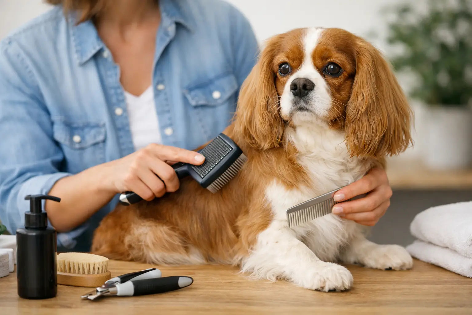 Guide til skånsom pelspleje hund