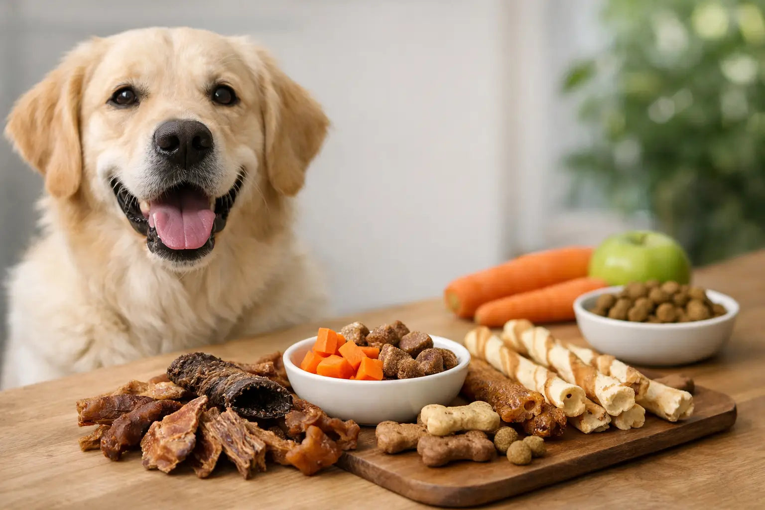 Hvilke snacks er gode til hunde?