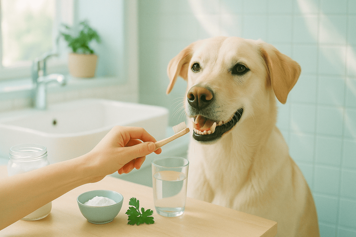Hundens tandpleje naturligt: komplet guide til rene tænder uden kemi - FjeldgaardShop.dk