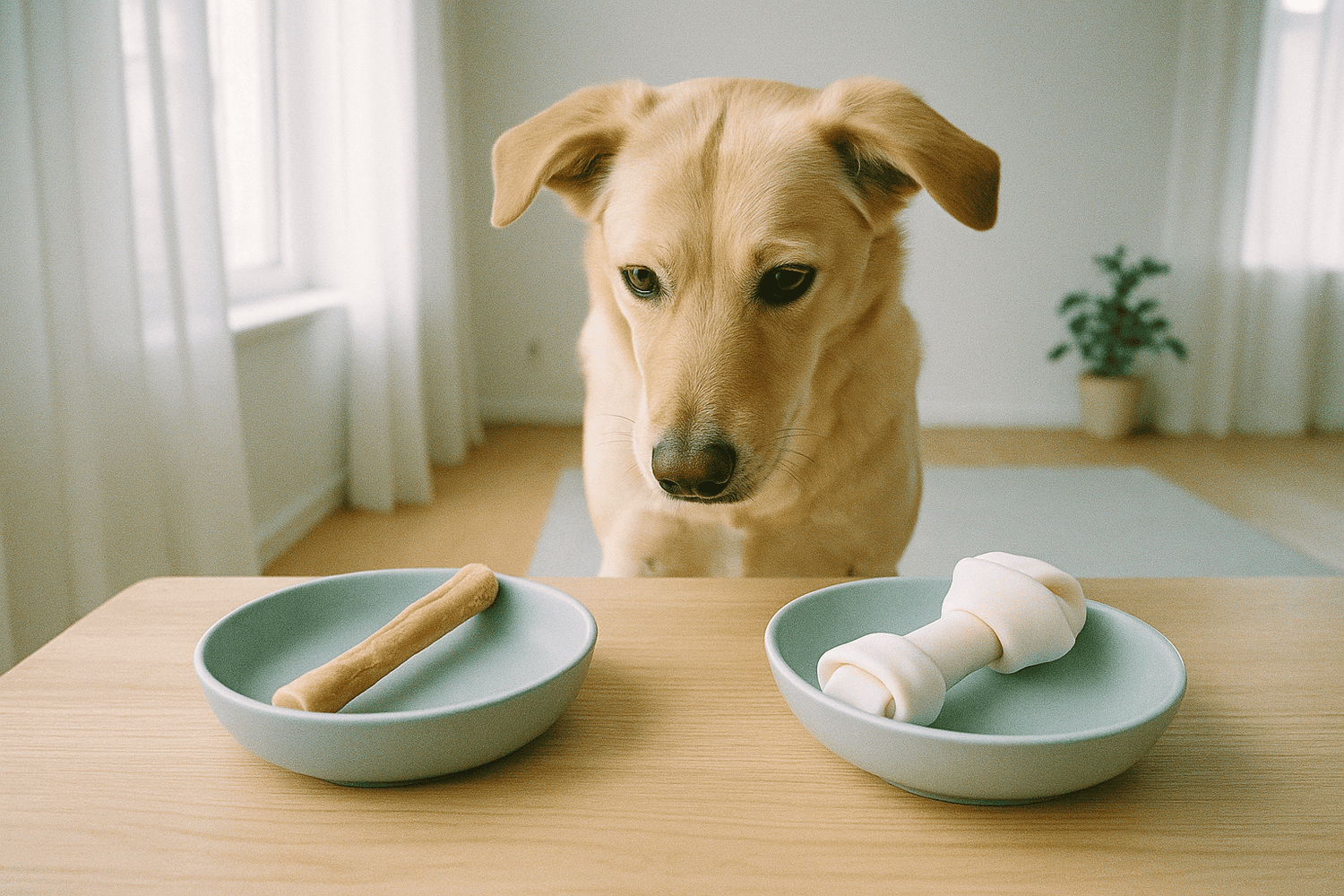Naturlige tyggeben vs. råhud: hvad er sundest for din hund? - FjeldgaardShop.dk