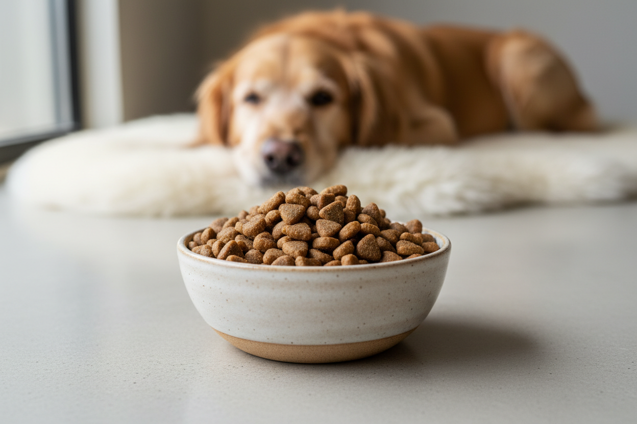 Bozita dog food bag with lamb single-protein formula for adult dogs, tailored to age and activity.