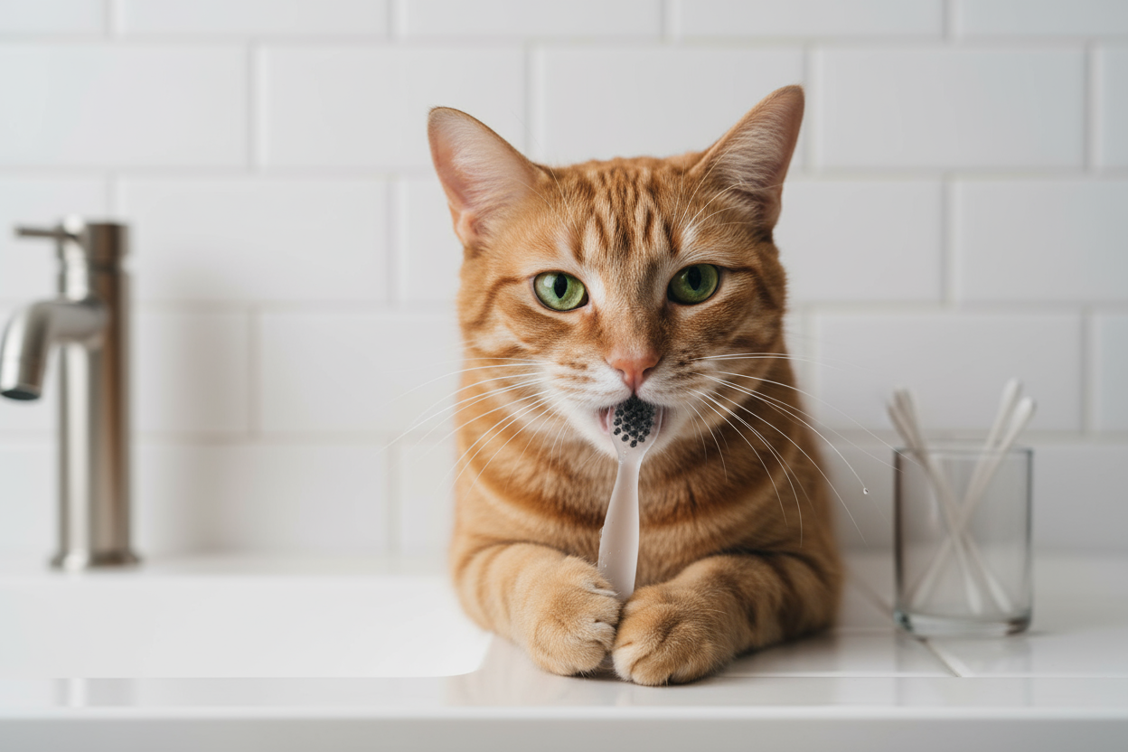 Tandpleje til katte