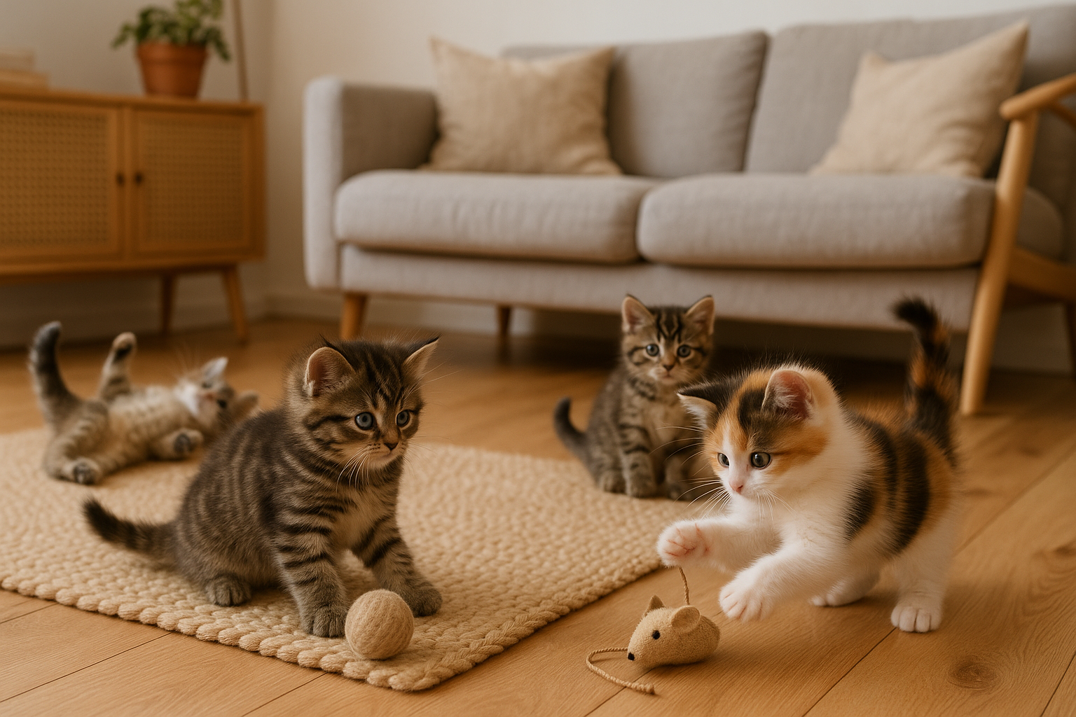 Kattemad til killinger