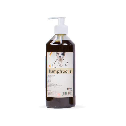 Oil'it Hampfrøolie 500 ml