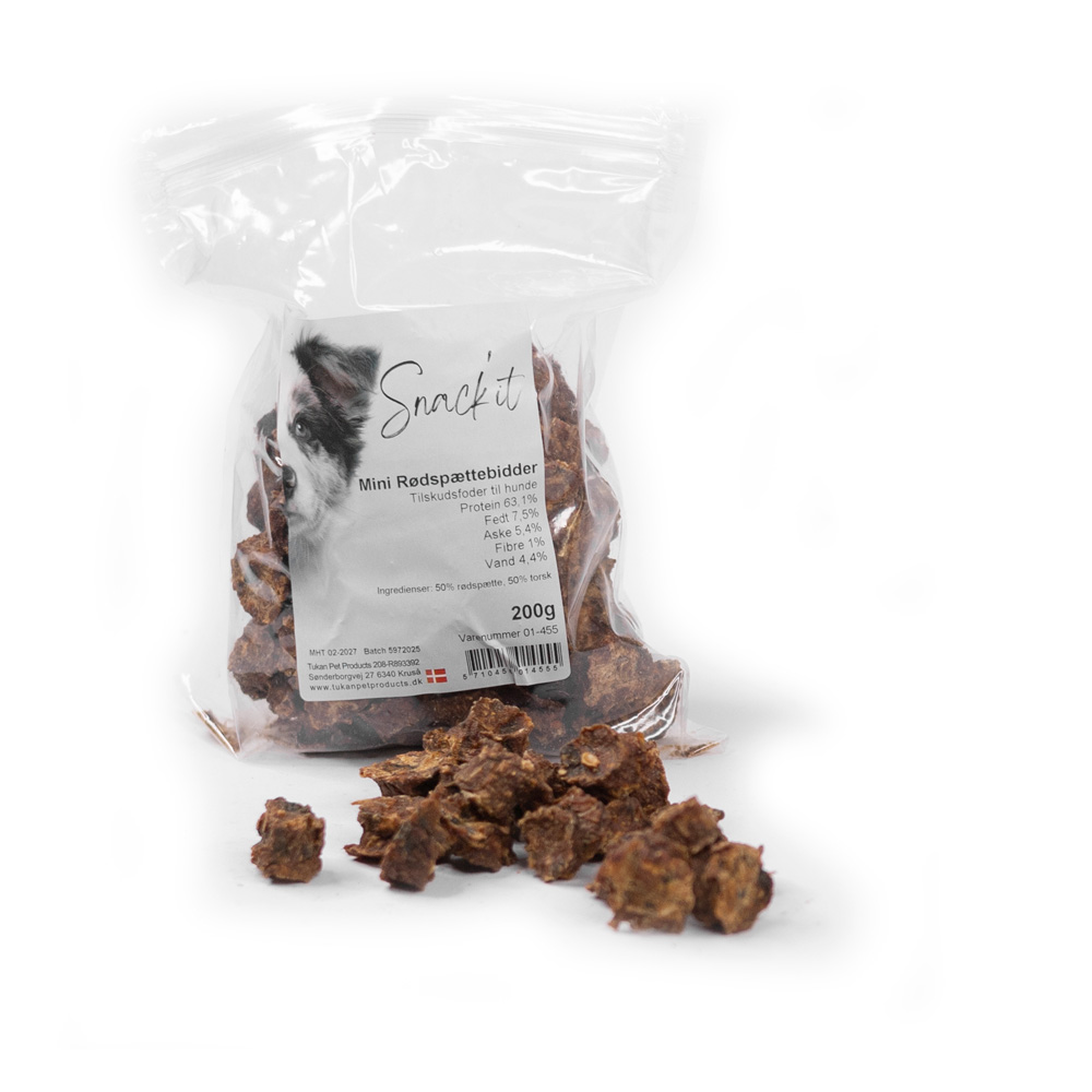 Natursnack - Snack'it Mini Rødspættebidder 200 gr.