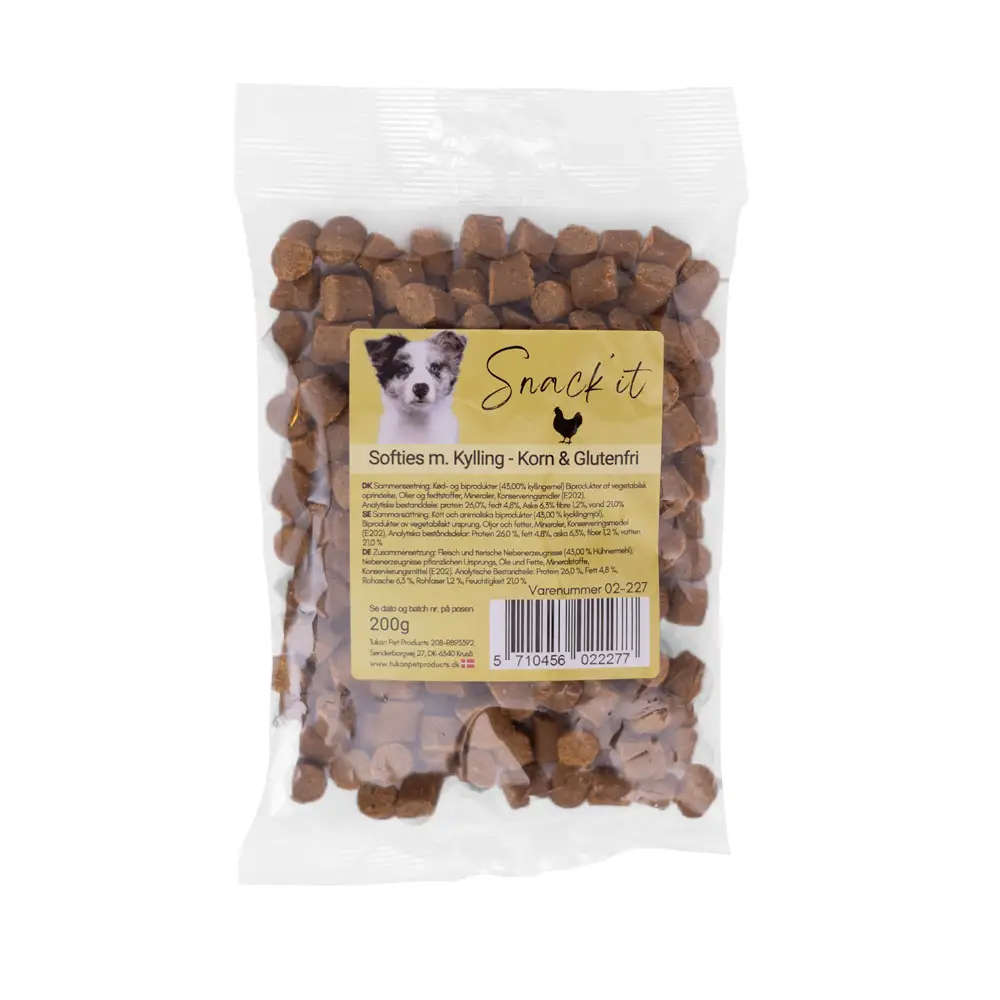 Snack’it Softies med Kylling 200 gr. by Snack'it