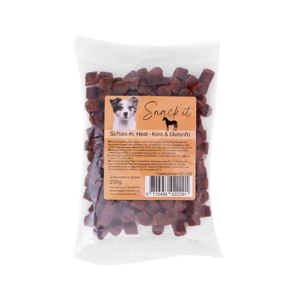 Snack’it Softies med Hest 200 gr. by Snack'it