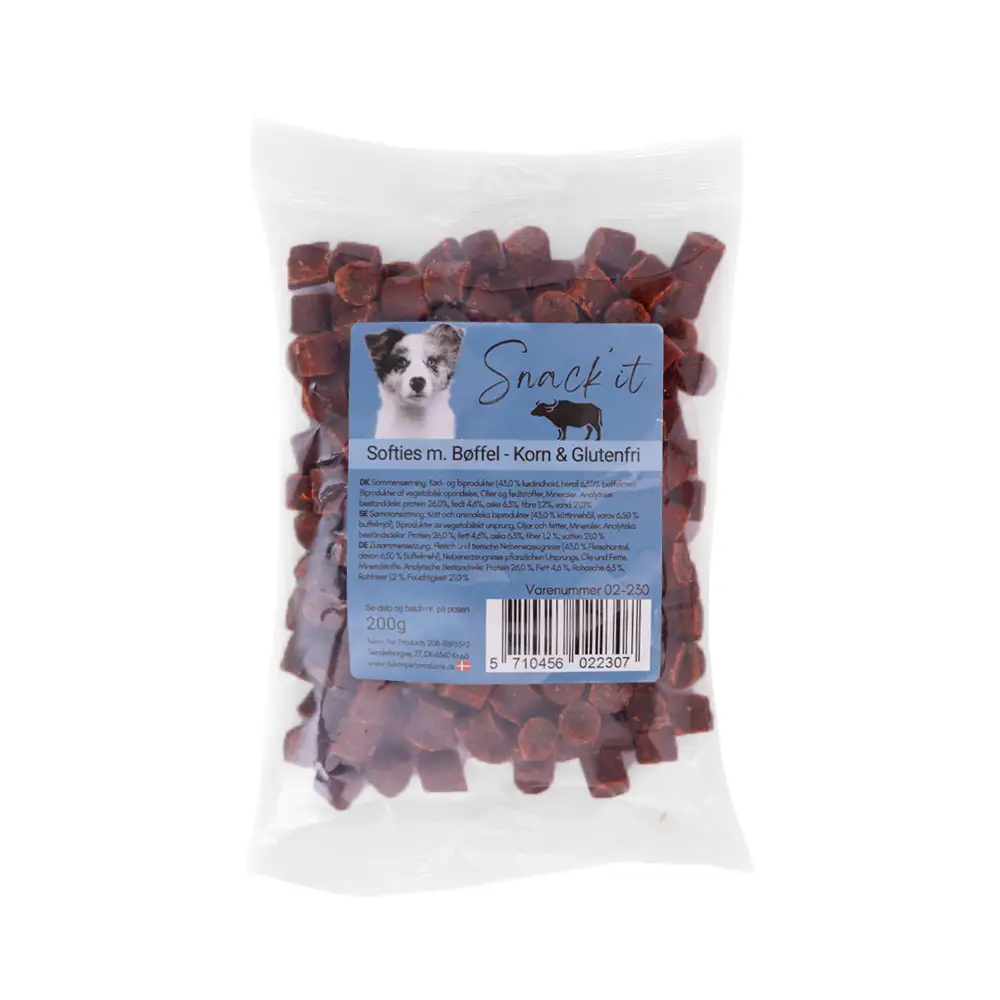 Snack’it Softies med Bøffel 200 gr. by Snack'it