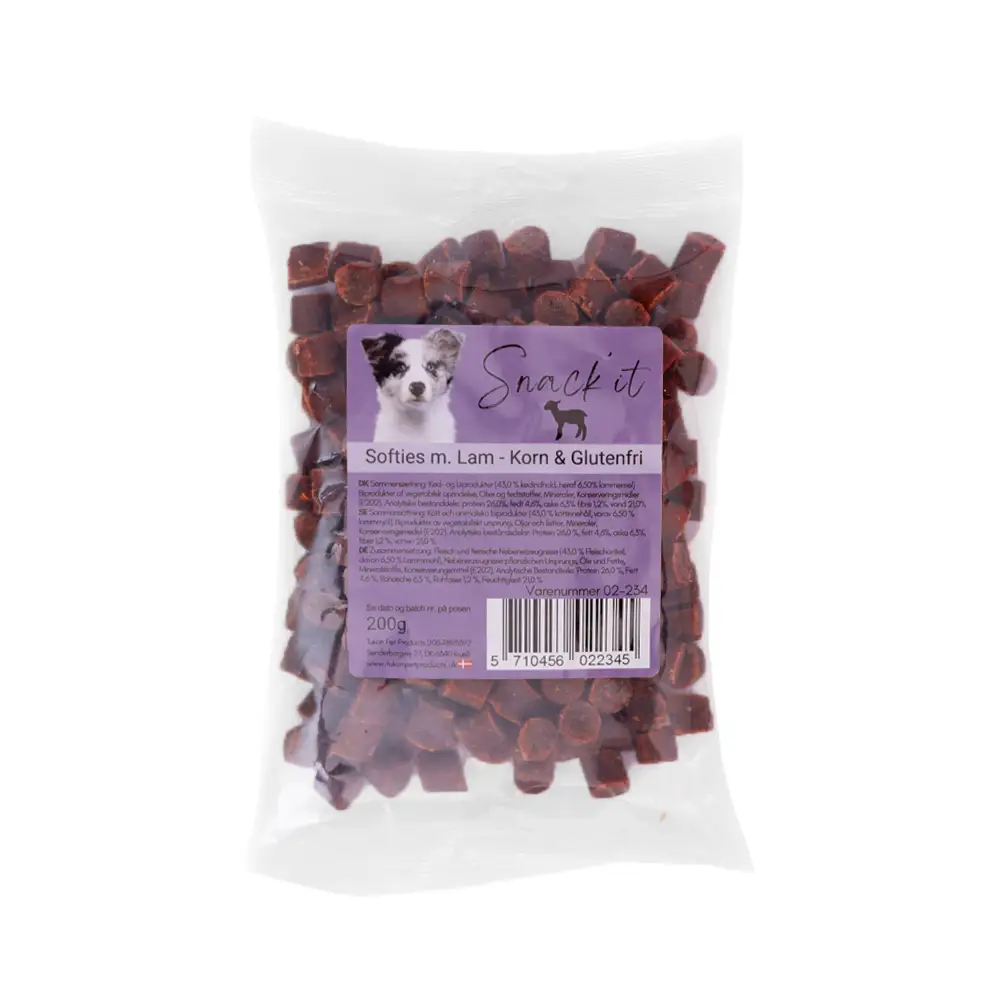 Snack’it Softies med Lam 200 gr. by Snack'it