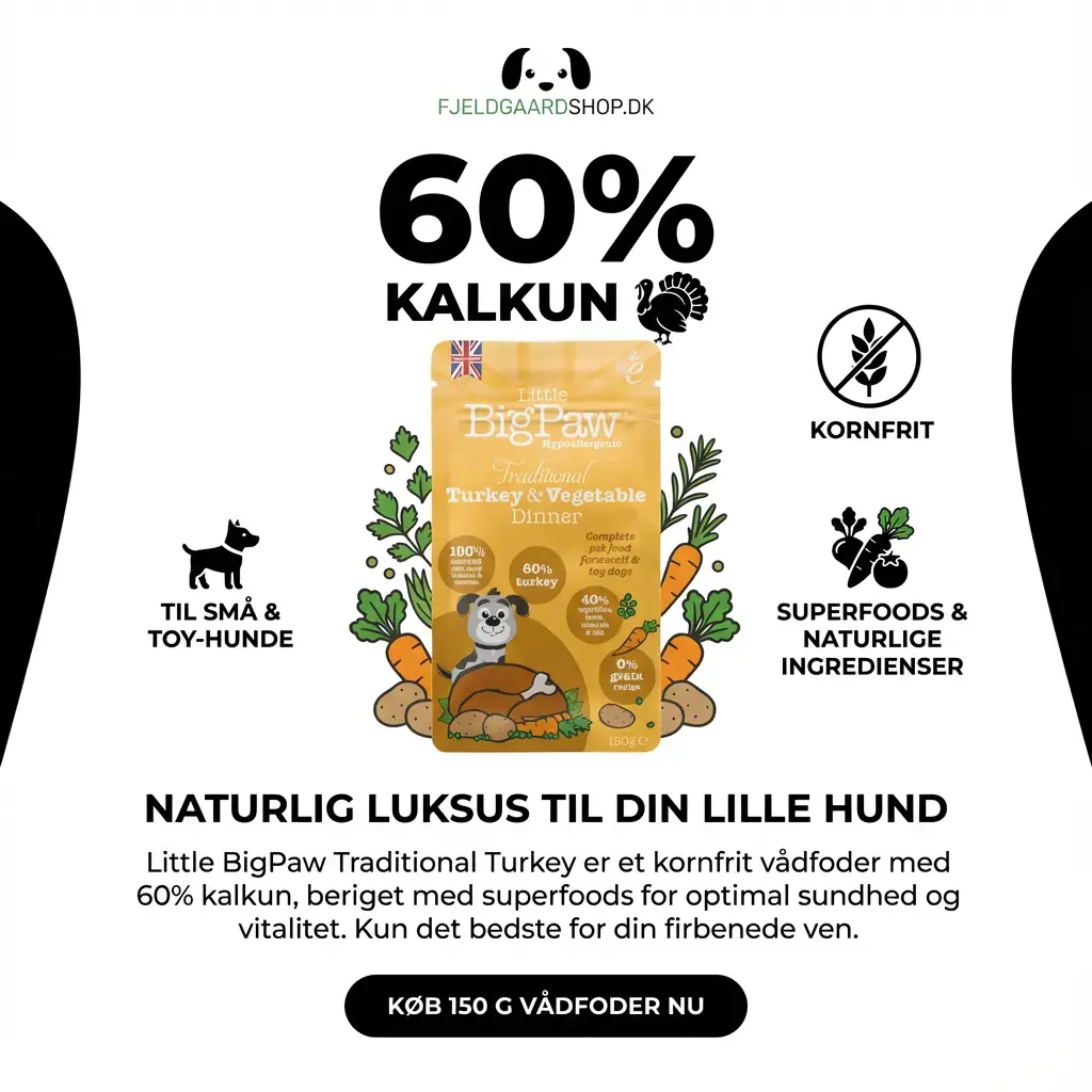 Little Big Paw Vådfoder med Kalkun 150 gr. Kornfri by Little Big Paw