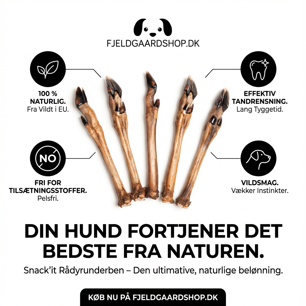 Tyggeben - Snack’it Rådyrunderben – 1 stk.