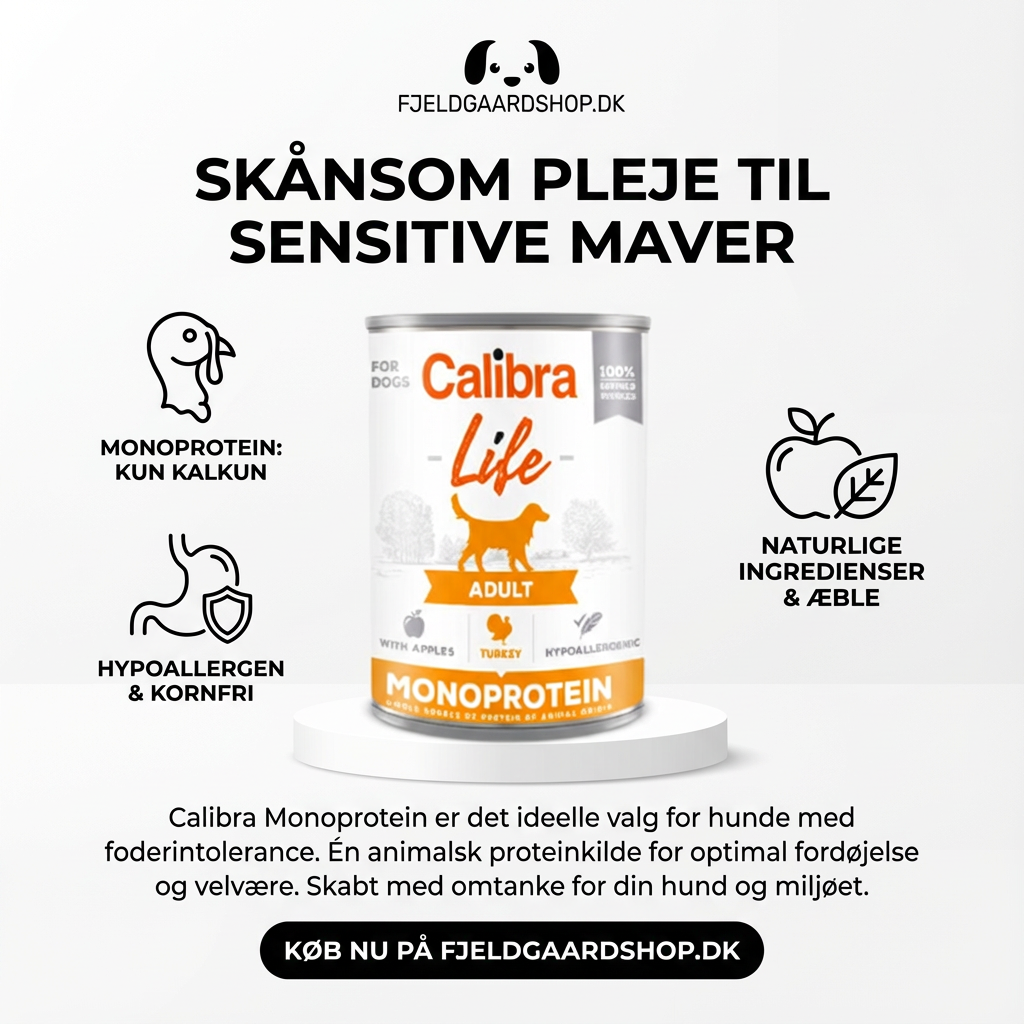 Vådfoder - Calibra Dog Adult Monoprotein Kalkun med Æble 400 gr.