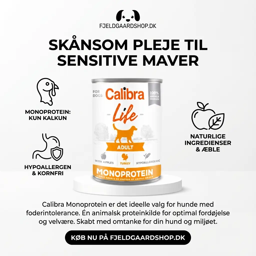 Calibra Dog Adult Kalkun med Æble 400 gr. by Calibra