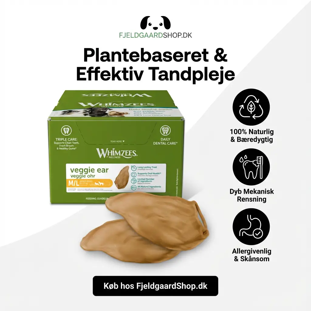 Whimzees Veggie Ear til medium/Large 1 stk. by WHIMZEES