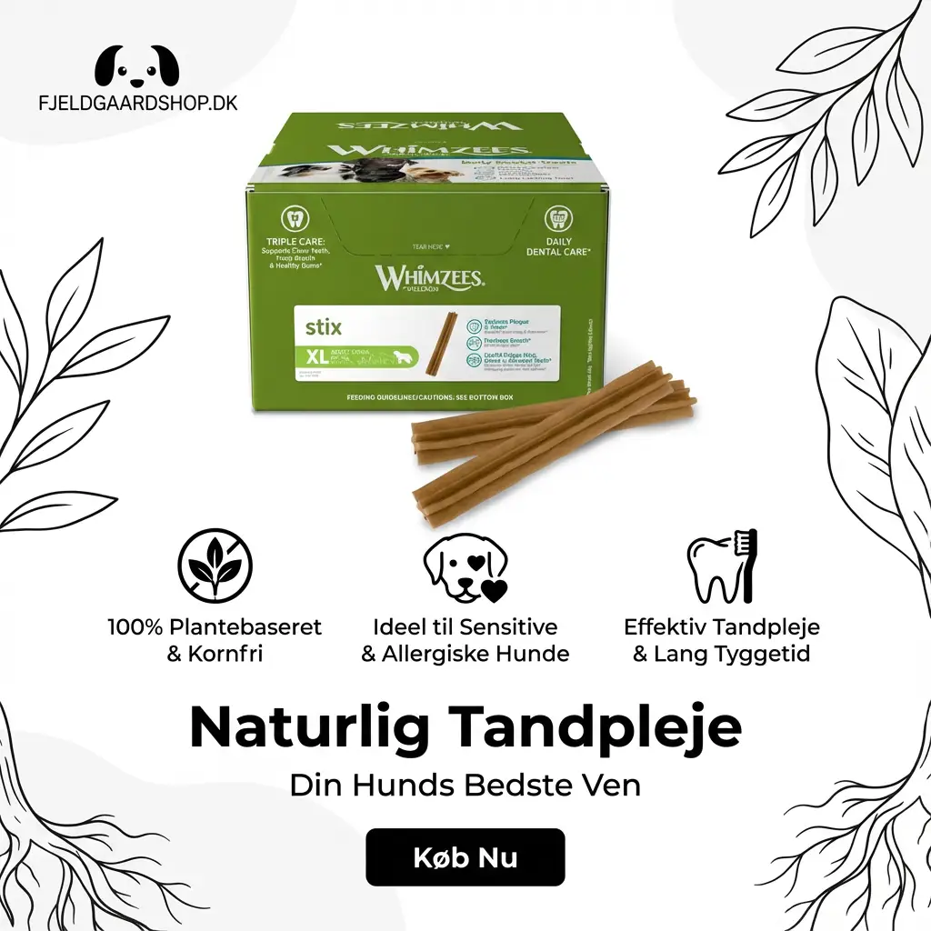 Tandrensende hundesnack Whimzees Stix by WHIMZEES