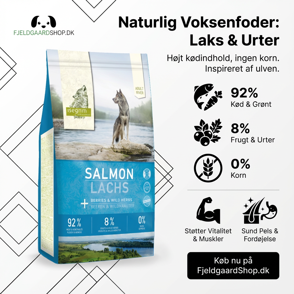 Isegrim River Adult Salmon 3 kg. Kornfri