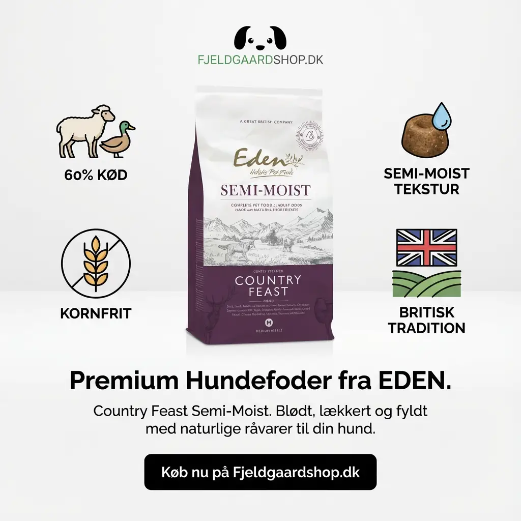 EDEN Country Feast Semi Moist hundefoder med lam og and 2 kg by EDEN