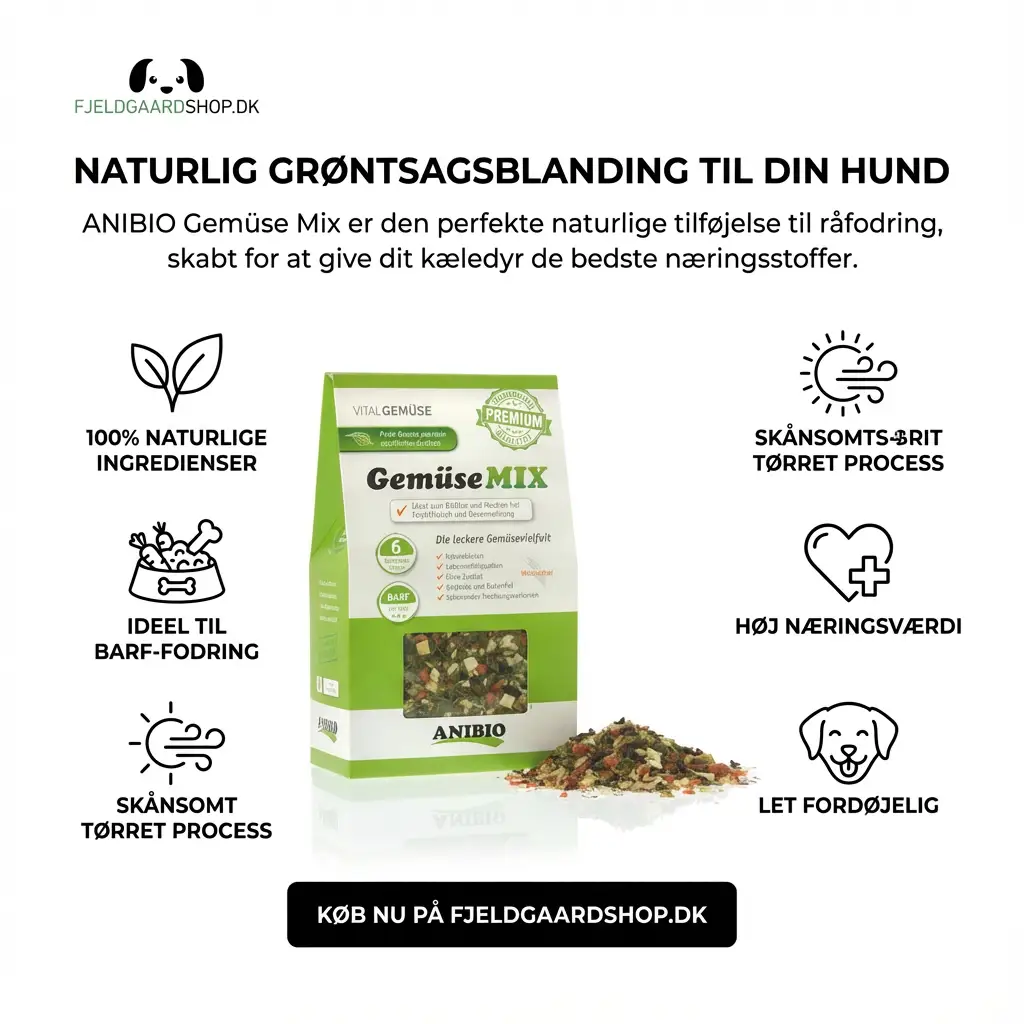 ANIBIO Gemüse Mix 1 kg – Naturlig grøntsagsblanding til BARF by ANIBIO