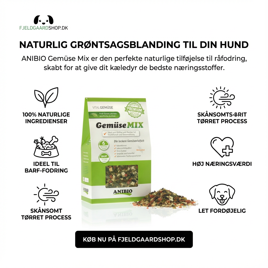 ANIBIO Gemüse Mix 1 kg – Naturlig grøntsagsblanding til BARF