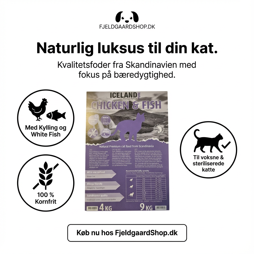 Iceland Pure Feline 9 kg. Kornfri