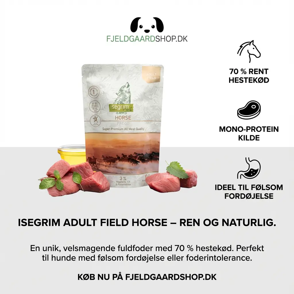 ISEGRIM Adult Field MonoProtein med hest 410 gr. by Isegrim
