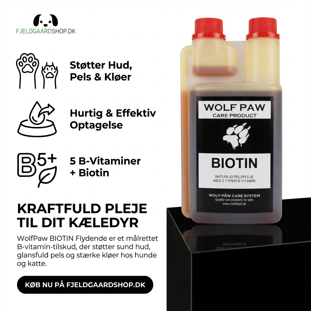 WolfPaw BIOTIN Flydende 1000 ml.