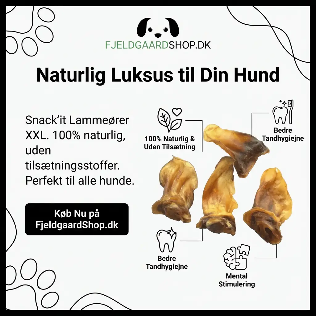 Snack'it Lammeører XXL 200 gr. by Snack'it