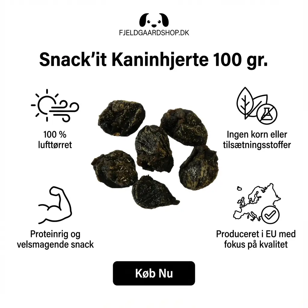 Snack'it Kaninhjerte 100 gr. by Snack'it