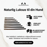 Alac Håndlavet Læder halsbånd - Mørkebrun by Alac